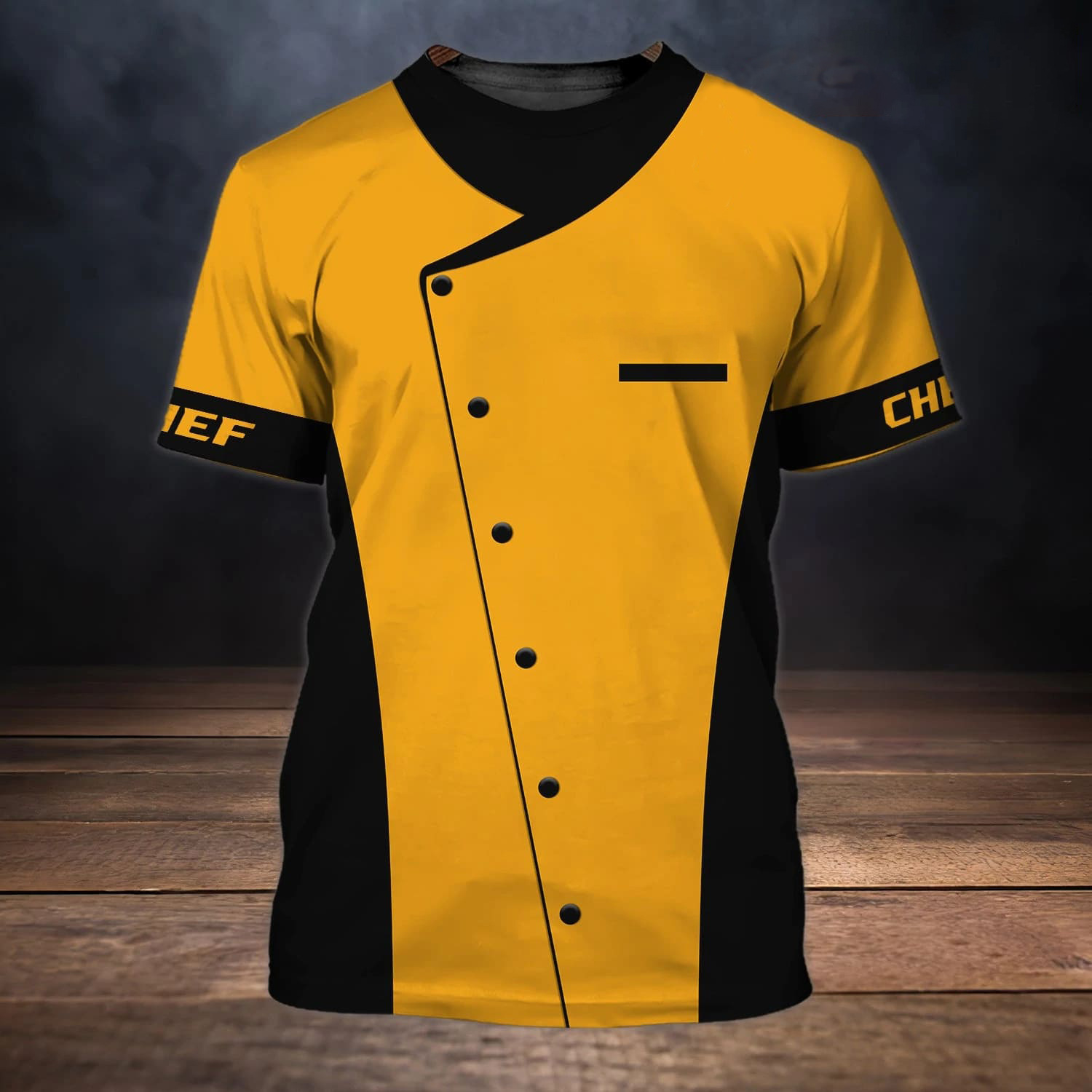 Title 8, Camiseta estampada de chef para homens, role pl...