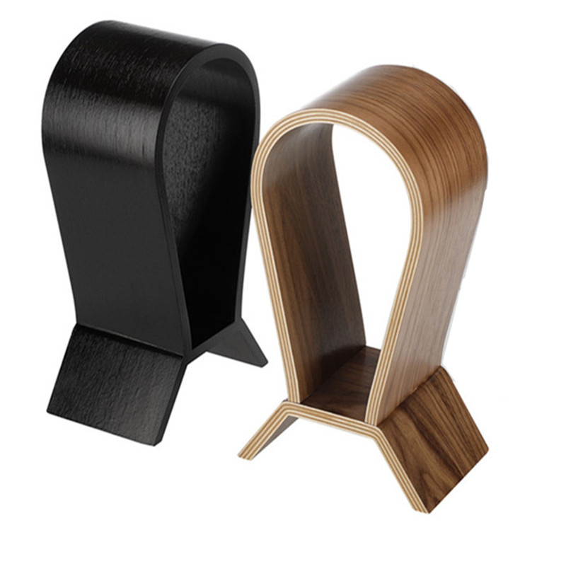 All Solid Wood Headphone Stand Head-mounted