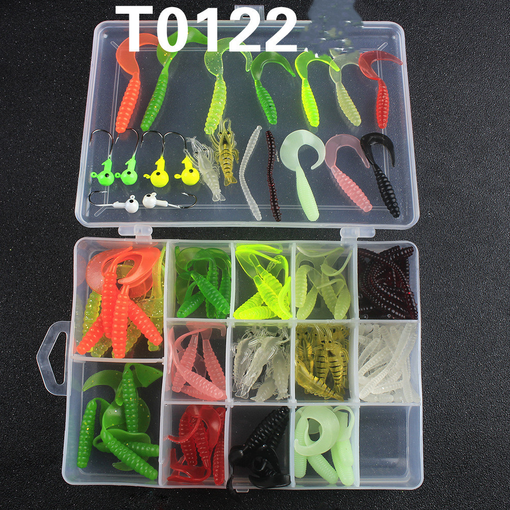 Title 3, Luya Soft Bait Loodhaak Texas Fishing Gear Set ...