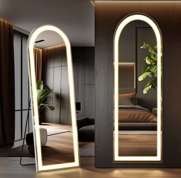 3 Color Lighting Mirror With LED Lights image 28