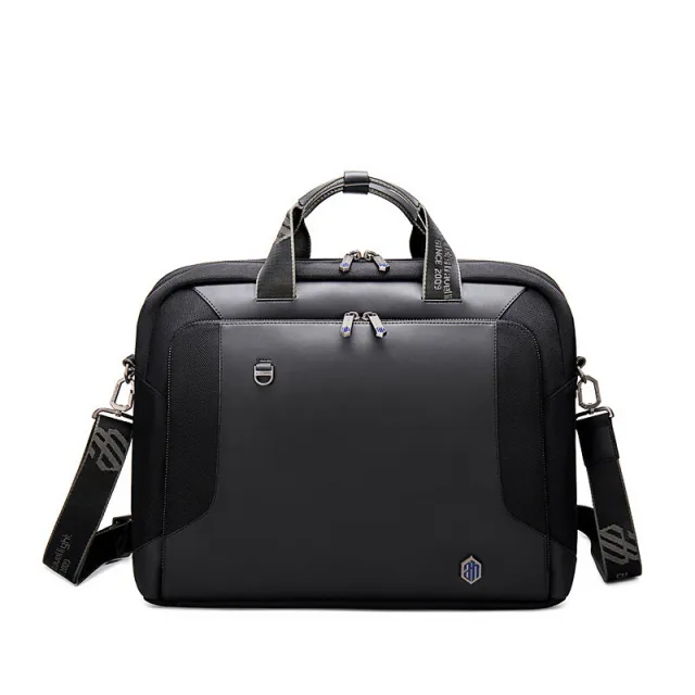 Casual One shoulder Messenger Bag Large capacity Conference Computer Black - Shop at LoveMi