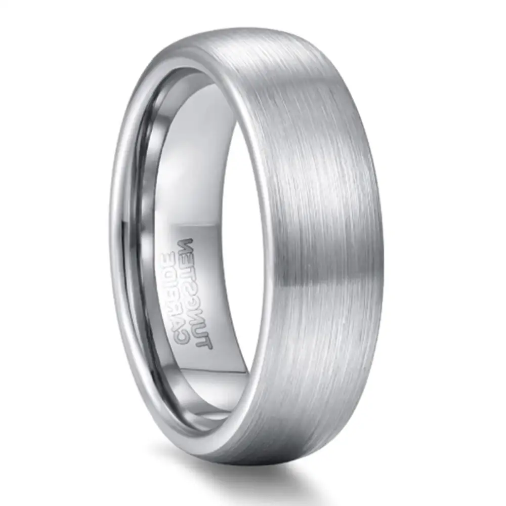 European And American Popular Tungsten Steel Ring Full Couple