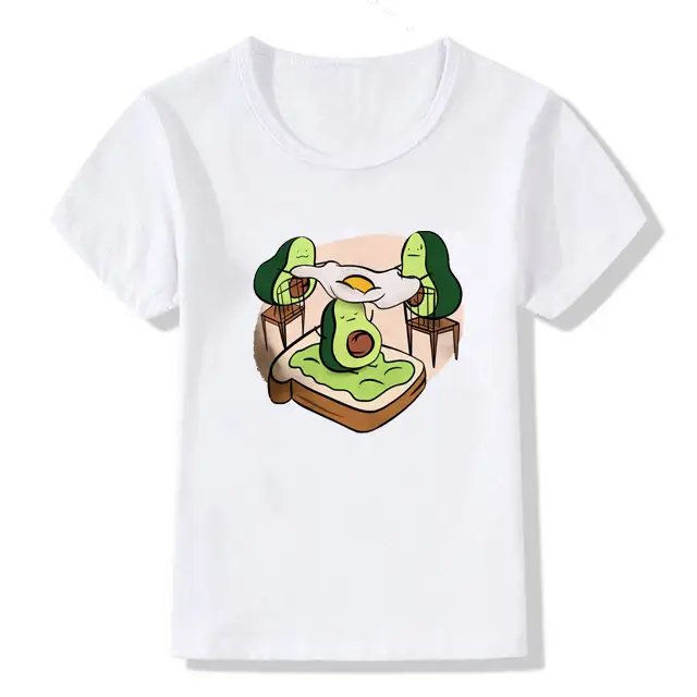 Kids Summer New Cute Vegan Boys Girls T Shirt