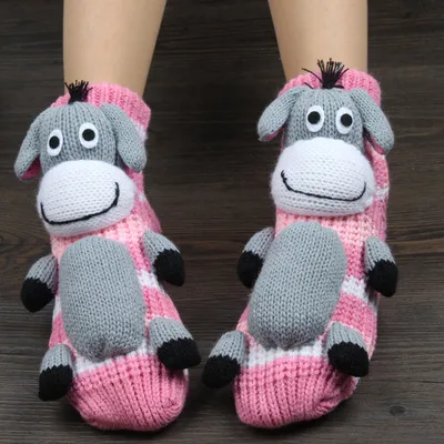 Warm Socks Women's Thick Line Christmas Socks 16Foundation - Shop at LoveMi