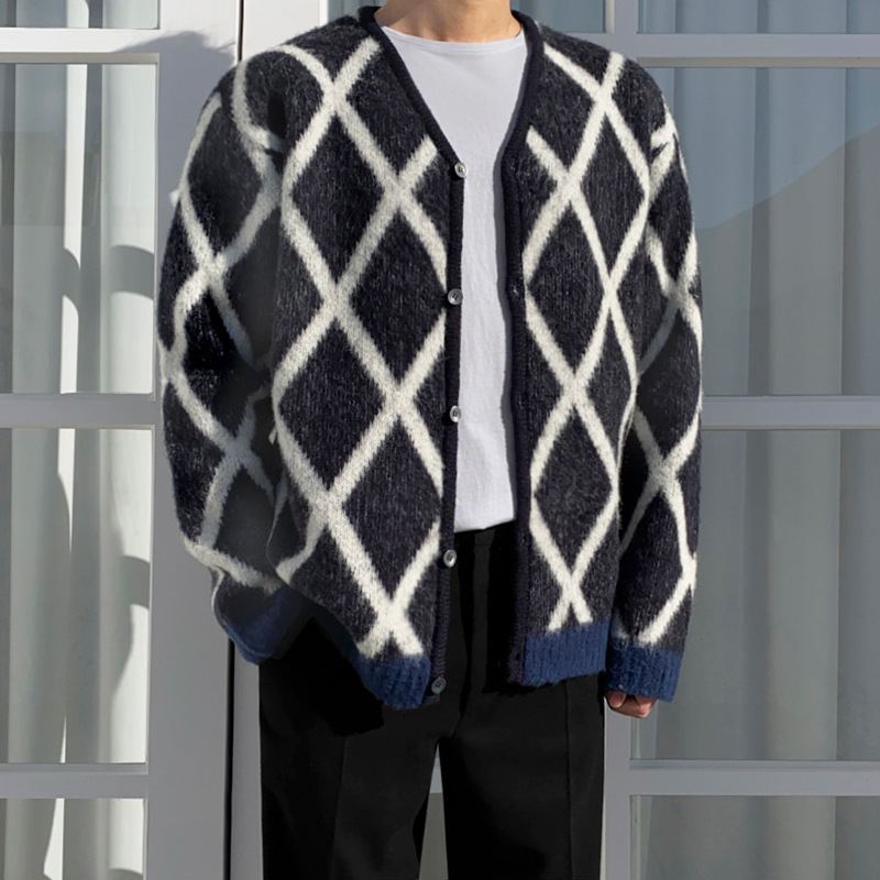 Men's  Loose Casual Loose Knitted Cardigan