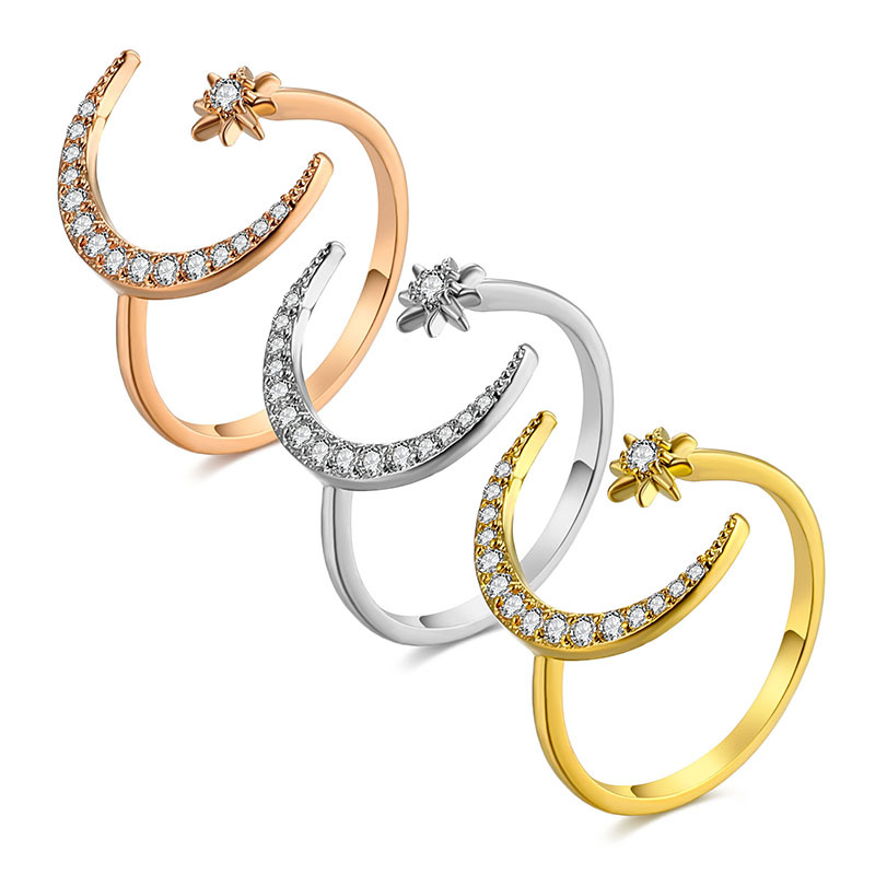 925 Silver Hollow Diamond Ring Women's Jewelry