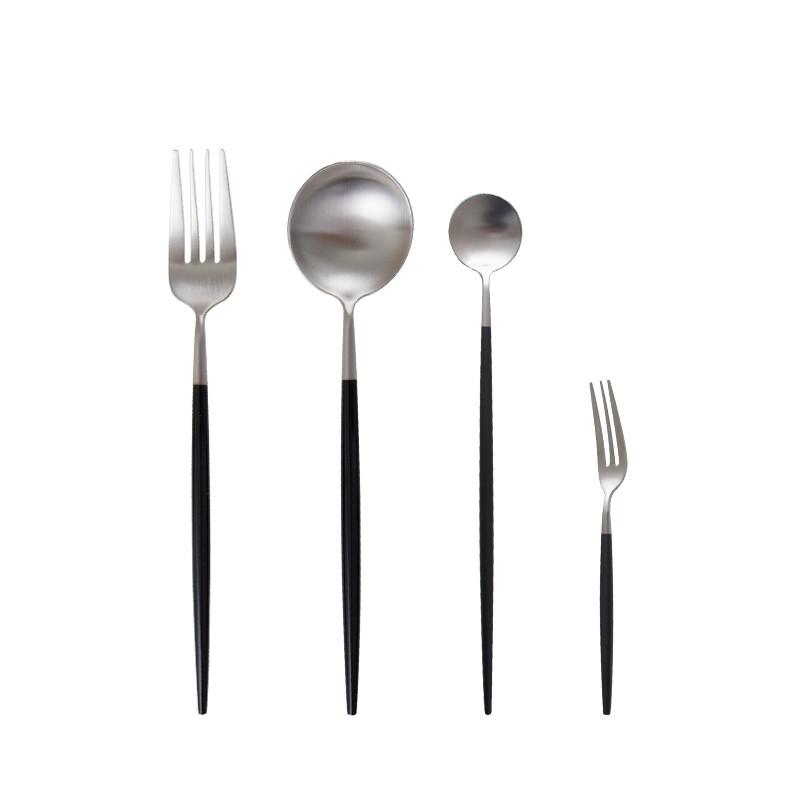 Fork spoon long handle spoon f