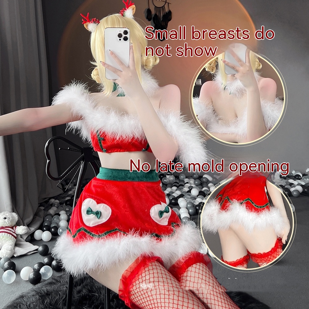 Title 1, Cute Christmas Suit Tube Top Uniform, celebrate...