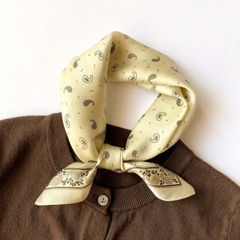 Silk Scarf Women Fashion Small