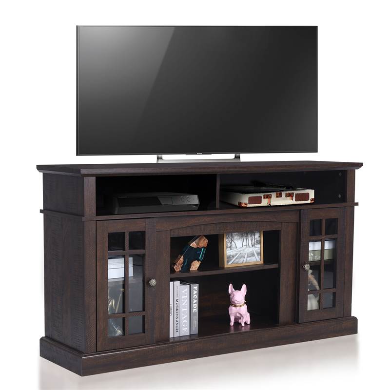 Vintage Home Living Room Wooden TV Cabinet - Image