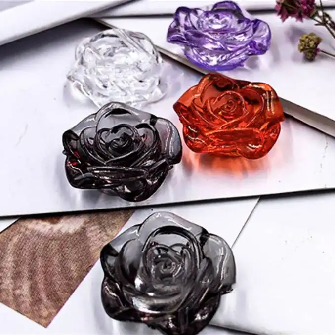 Transparent AB Colored Highlight Straight Hole Diy