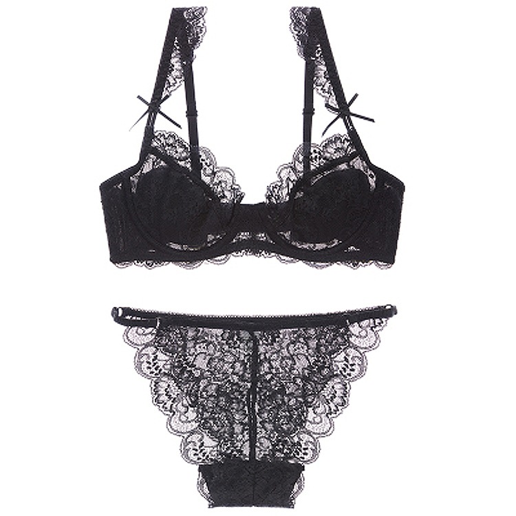 Title 5, Gathered lace bra set