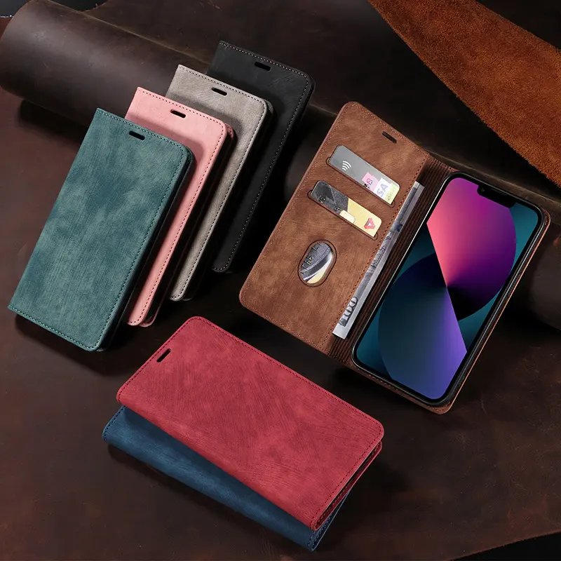 Magnetic Mobile Phone Flip Case Cover