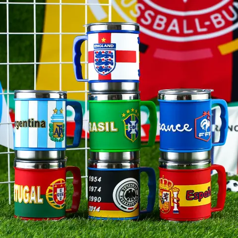 World Cup Soccer Mug Souvenirs Fans Small Gifts Event