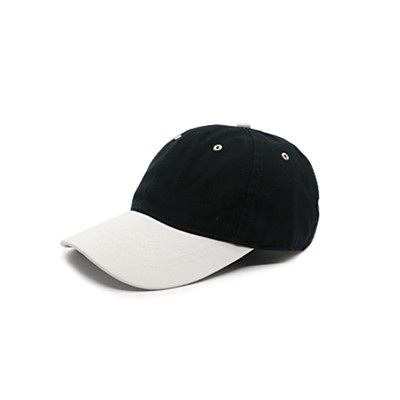 Title 9, Distressed stitching solid color curved brim cap