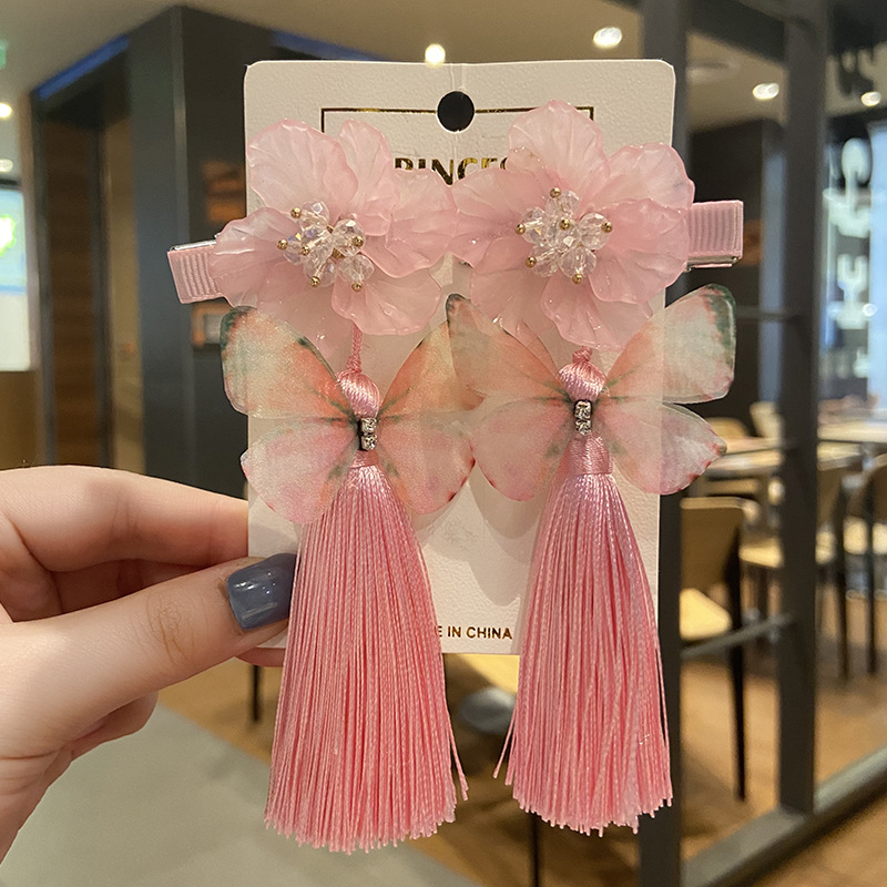 Hairpin Girls Female Retro Headdress Underskirt Antique Red - Shop at LoveMi
