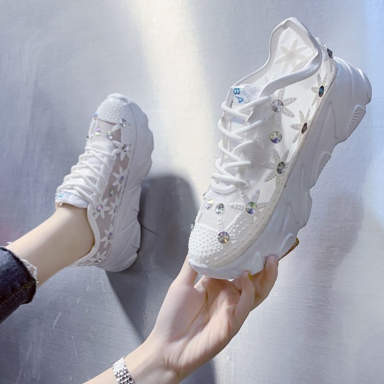 Women's Platform Mesh Platform Casual Shoes