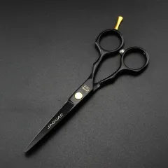 Silver Leopard Haircut Bangs Haircut Thinning Shears - Black Panther Flat Cut - View 1