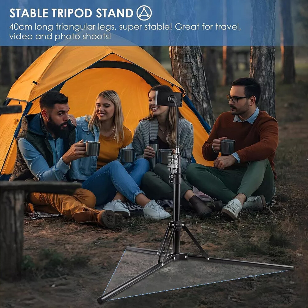 190CM Tall Flexible Phone Tripod With Gooseneck Heavy Duty Stand UK — image 8