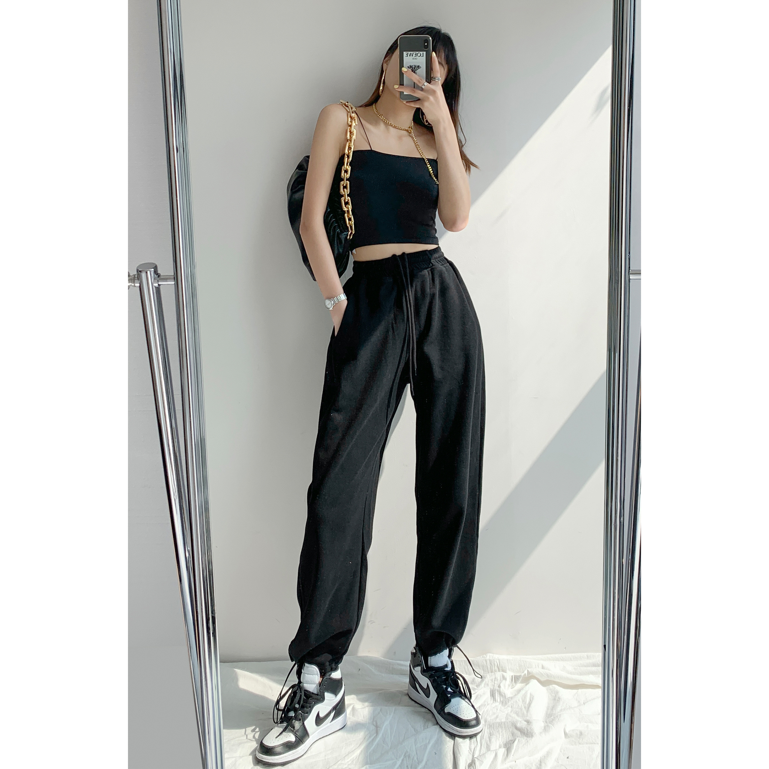 Title 7, Amerikanische lockere Sweatpants für Damen, fig...