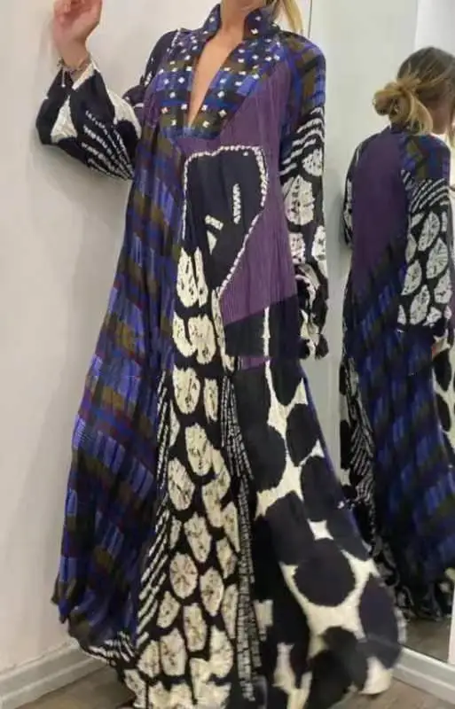 Women's Fashion Casual Printed Dress