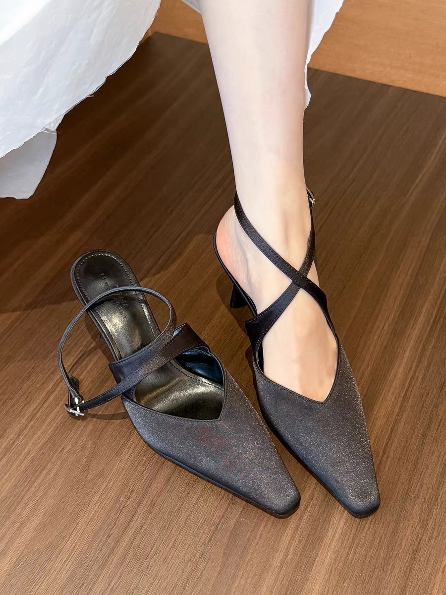 Pointed Toe Stiletto Sandals, picture 2 of 3