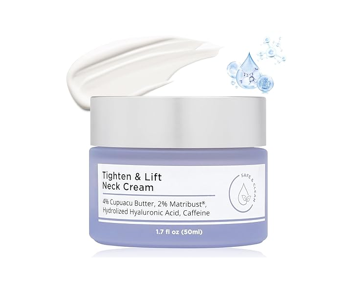 Neck Firming Cream Tightening Lifting Sagging Skin,Tighten And Lift Neck CreamFor Face,Neck,With Pro Active Repair Firming Complex 1.7oz