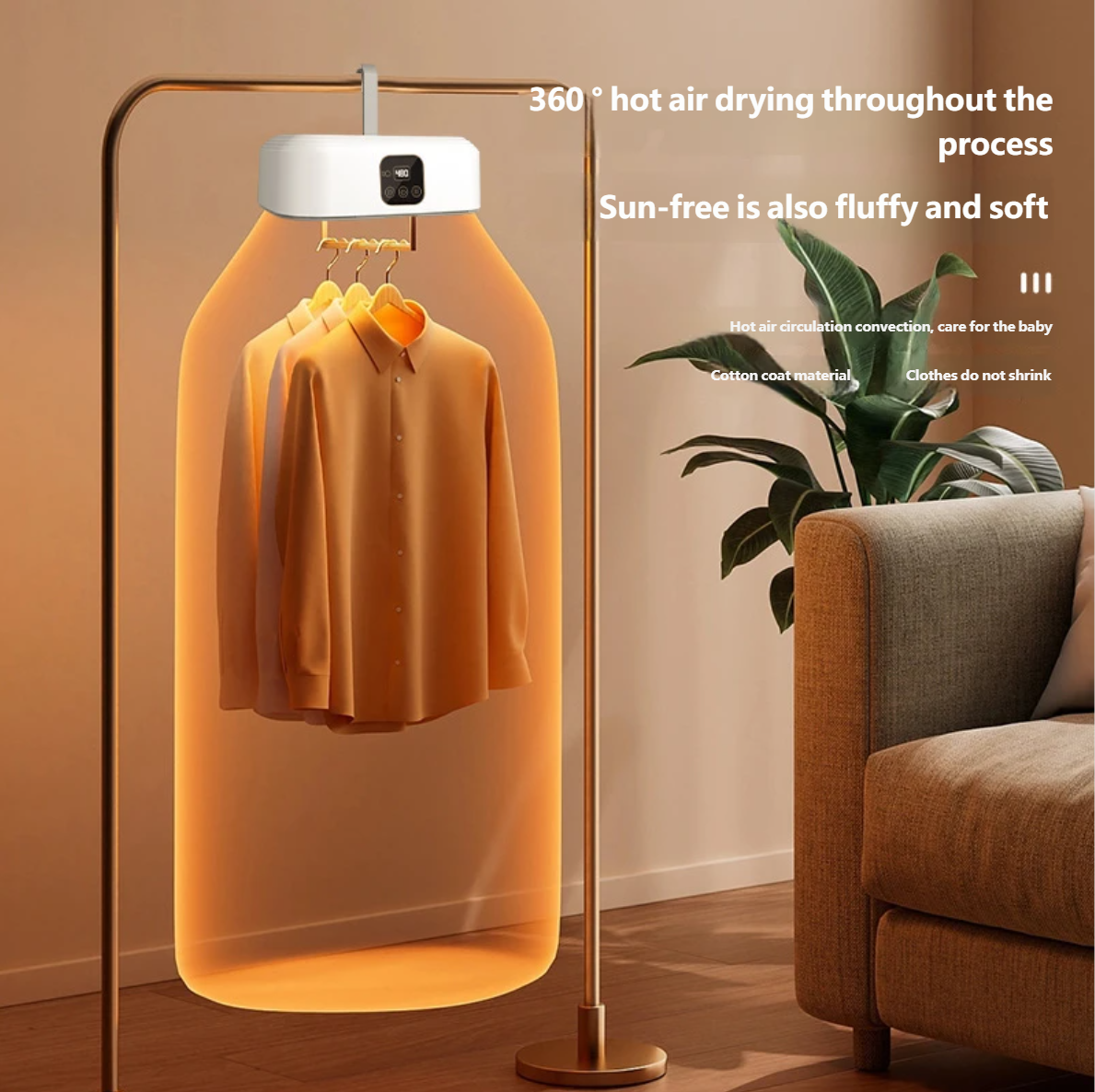 Smart Folding Clothes Dryer