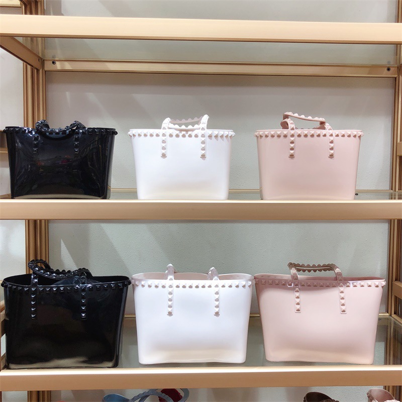 Shopping  Large Capacity Pvc Ladies Bag