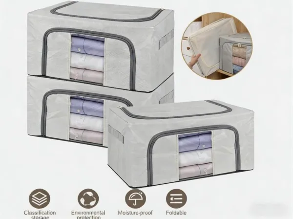 Under-Bed Clothes Storage Bags (3-Pack)