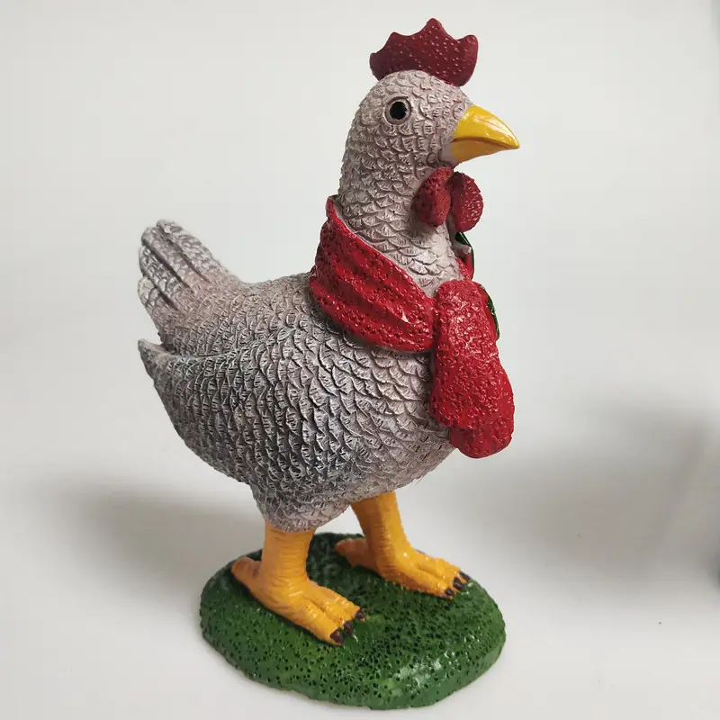 Chicken With Scarf Holiday