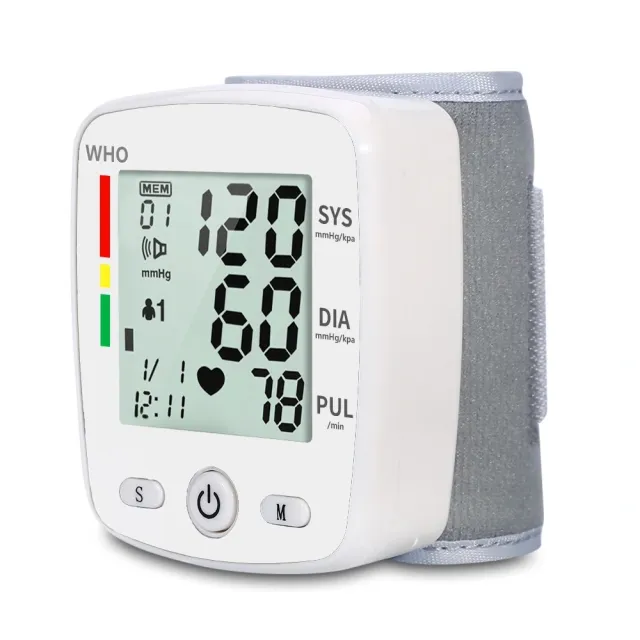 Wrist Blood Pressure Monitor Adjustable Automatic Wrist Cuff Voice Broadcast With 2 Users 180 Memory, Rechargeable Blood Pressure Monitors For Home... X1030B - Shop at LoveMi