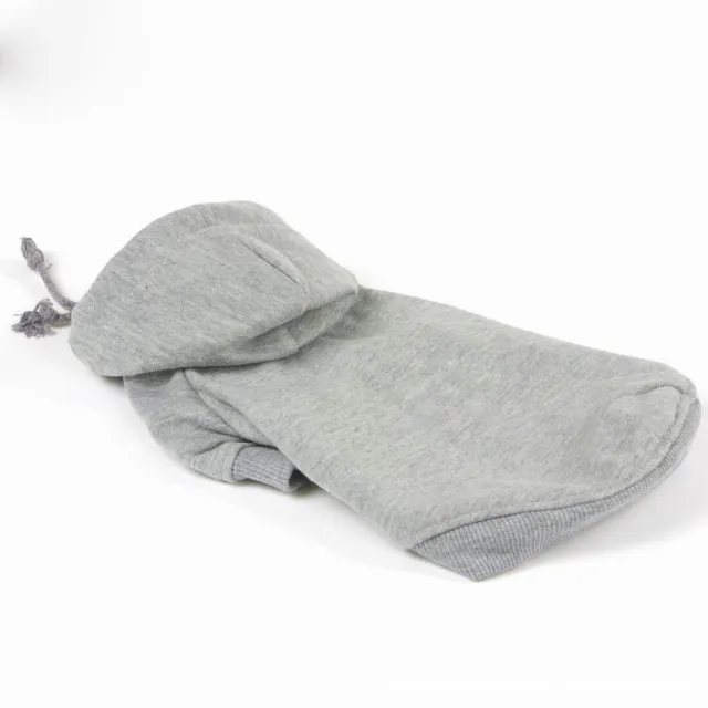 Autumn And Winter Pet Dog Pattern Sweater Gray - Shop at LoveMi
