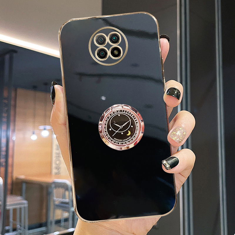 Creative Clock Finger Ring Bracket Protection Plating Anti-drop Silicone Protective Case - Image 16
