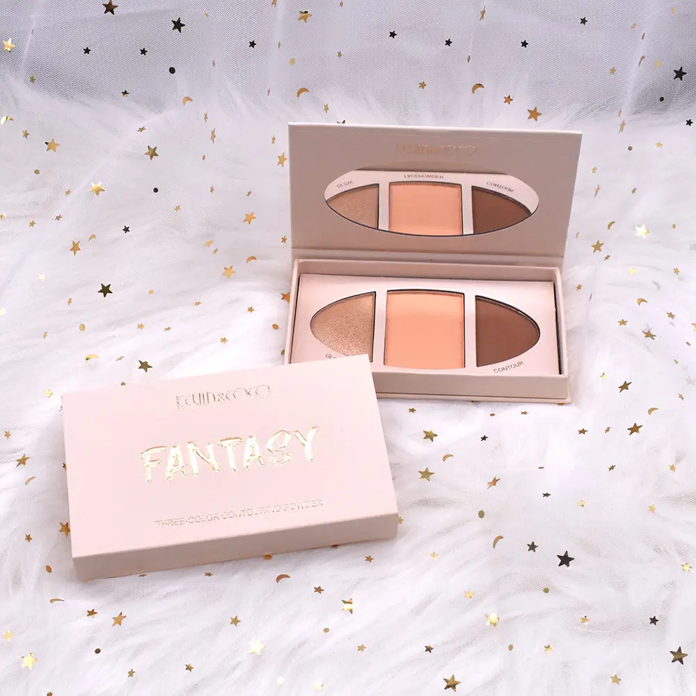 Highlighting Pressed Contouring Palette Matte Shadow Natural