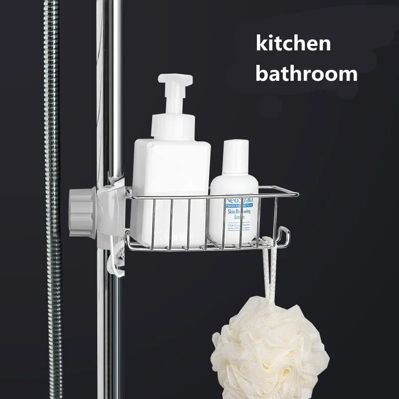 Adjustable Sink Drain Rack Sponge Storage Faucet