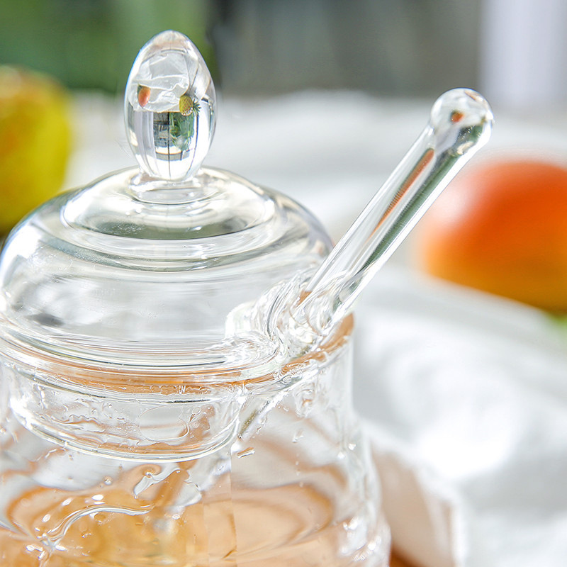 Title 8, Honey With Stir Bar Honey Seasoning Juice Jar