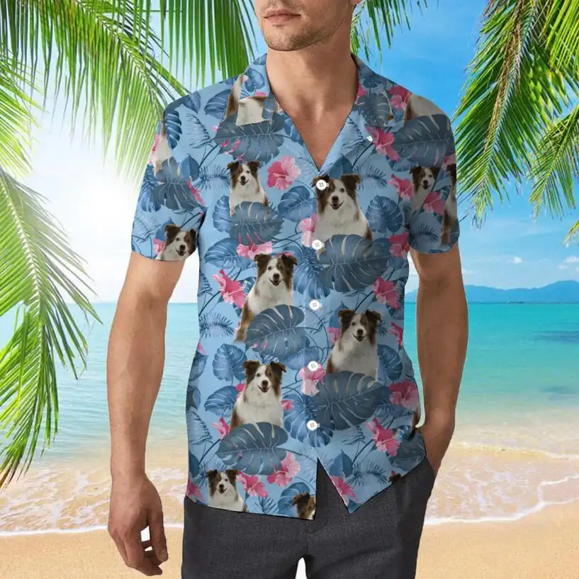 3D Digital Printing Personality Pattern Casual Summer Short Sleeve Shirt