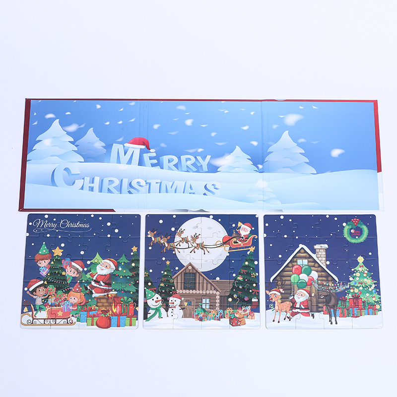 Christmas magnetic puzzle