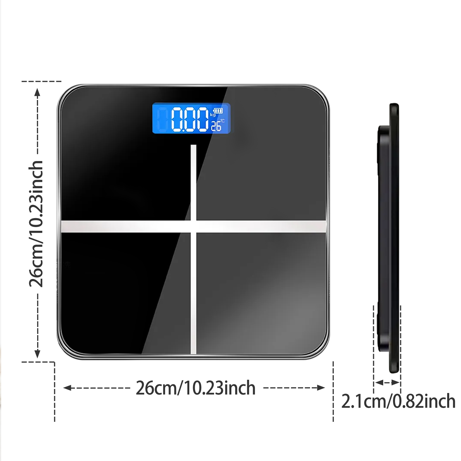 396-pound Weight Scale, Electronic Scale, High-precision Weight Scale,With LCD High-definition Display And Temperature Display Switchable KG,LB Units Durable And Safe, Suitable For Various Sc