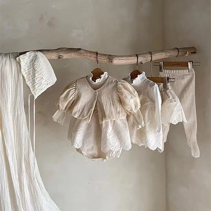 Fashionable Jacquard Bubble Short Sleeves