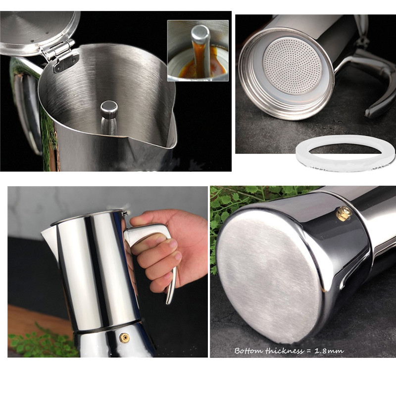 Title 6, Coffee pot stainless steel