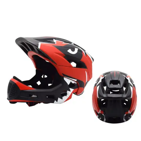 Bicycle Full Face Helmet with Chin Rest
