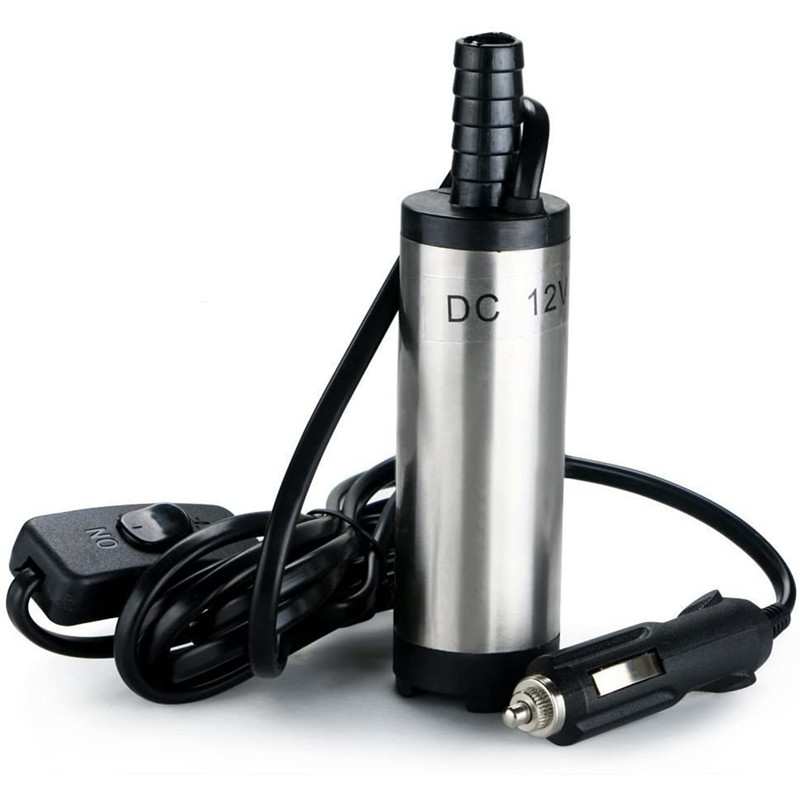 38mm D Iesel Fuel Pump DC 12V Transfer Water Oil Fluid Refuelling Tool — image 9
