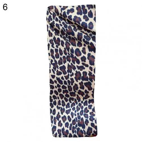 Printed Bow Ring Rope Wire Fixed Hair Band Leopard Print - Shop at LoveMi