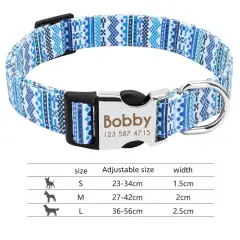 Anti-lost Collar Alloy Metal Pet Supplies - Blue - View 1