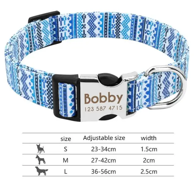 Anti lost Collar Alloy Metal Pet Supplies Blue - Shop at LoveMi