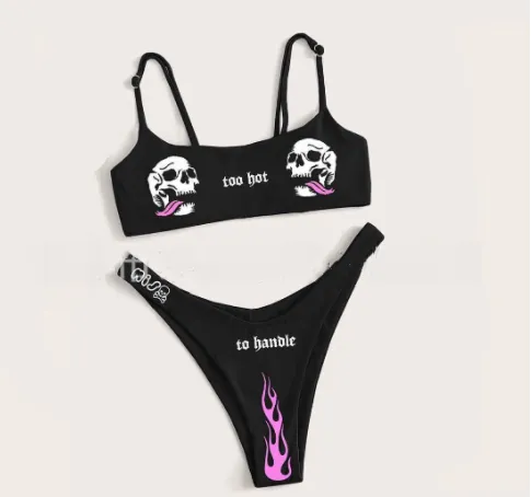 Factory Split Swimsuit Bikini As Shown M - Shop at LoveMi