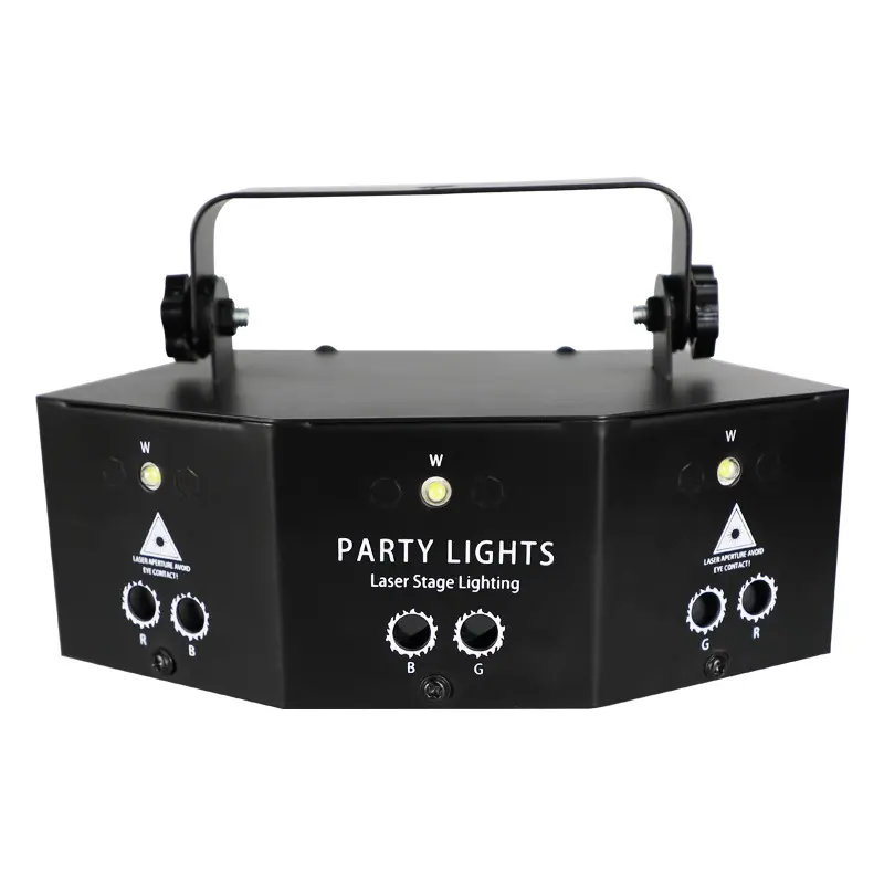 Remote Control 9-Hole Laser Light Scanning Beam