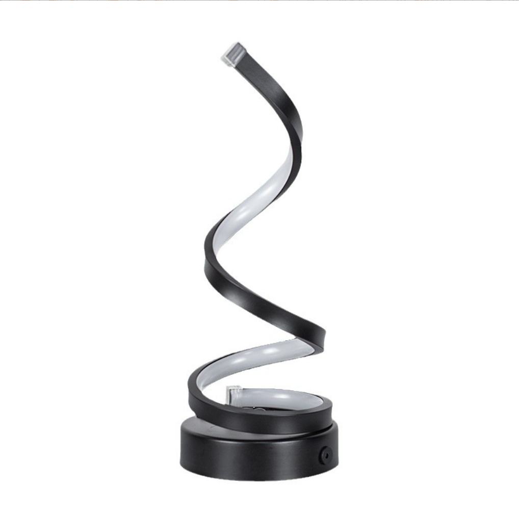 Plug-in Spiral LED Table Lamp